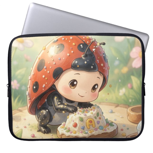 The Ladybug and the Hidden Nectar Kingdom ラップトップスリーブ (正面)