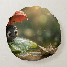 The Ladybug and the Hidden Nectar Kingdom.10 ラウンドクッション
