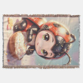 The Ladybug and the Hidden Nectar Kingdom.1 スローブランケット (正面)