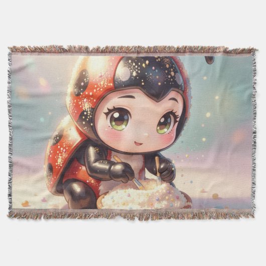 The Ladybug and the Hidden Nectar Kingdom.1 スローブランケット (正面)