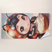 The Ladybug and the Hidden Nectar Kingdom.1 ビーチタオル (正面)