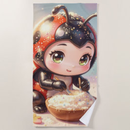 The Ladybug and the Hidden Nectar Kingdom.1 ビーチタオル