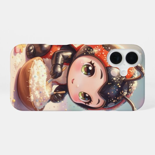 The Ladybug and the Hidden Nectar Kingdom.1 iPhone 16ケース (裏面横)