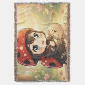 The Ladybug and the Hidden Nectar Kingdom.2 スローブランケット (正面縦)