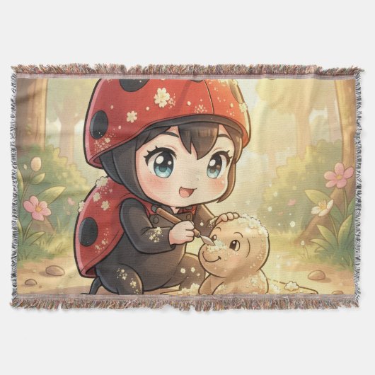 The Ladybug and the Hidden Nectar Kingdom.2 スローブランケット (正面)
