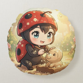 The Ladybug and the Hidden Nectar Kingdom.2 ラウンドクッション