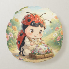 The Ladybug and the Hidden Nectar Kingdom.5 ラウンドクッション