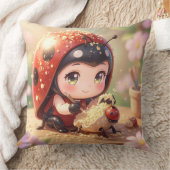 The Ladybug and the Hidden Nectar Kingdom.7 クッション (ブランケット)