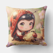 The Ladybug and the Hidden Nectar Kingdom.7 クッション (裏面)