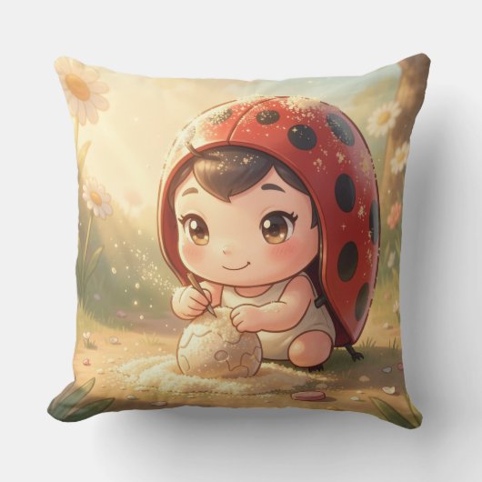 The Ladybug and the Hidden Nectar Kingdom.8 クッション (正面)