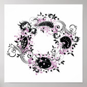 The Ladybug Life Cycle Poster - Purple ポスター (正面)