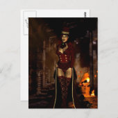 The Lairポストカードの下のゴシック色の女の子 ポストカード (正面/裏面)