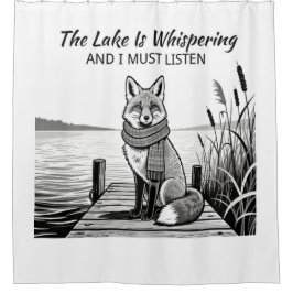 The Lake Is Whispering シャワーカーテン