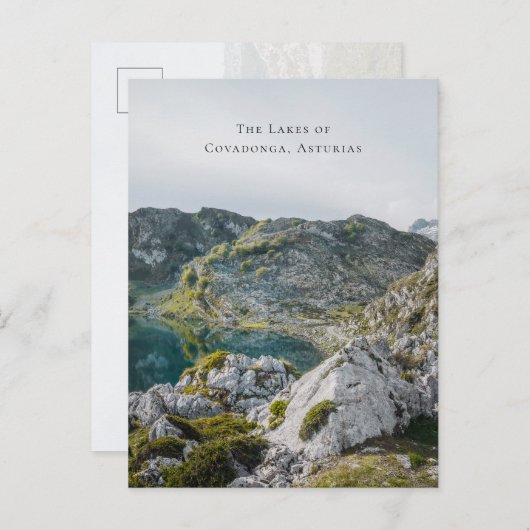The Lakes of Covadonga, Asturias, Spain travel ポストカード (正面/裏面)