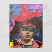 The Lampshade Hat Lady ポストカード (正面)