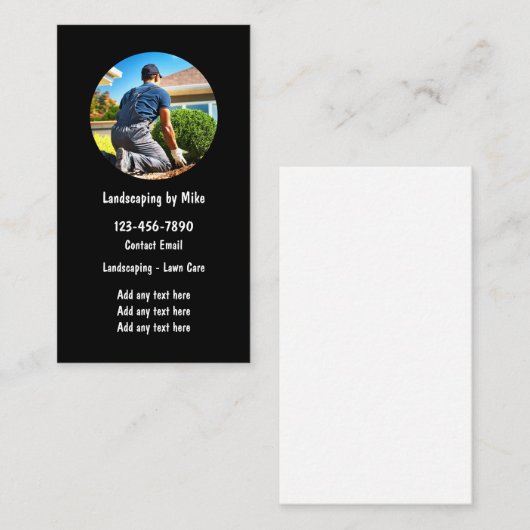 The Landscaping Professional 名刺 (正面/裏面)