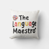 The Language Maestro クッション (正面)
