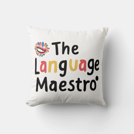 The Language Maestro クッション (正面)