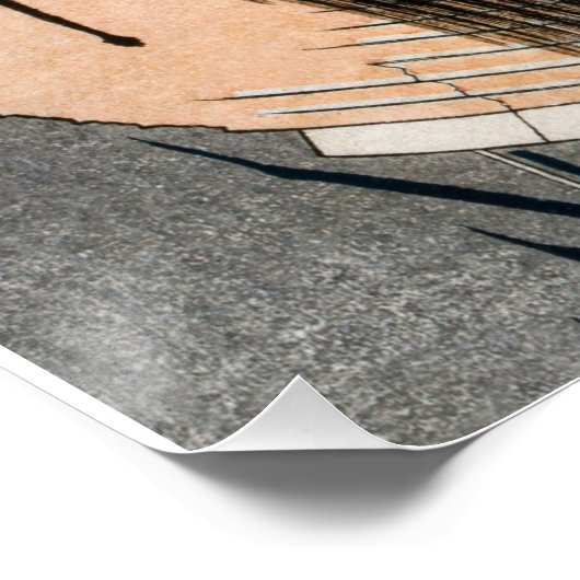 The Lantern Ghost, Iwa - Hokusai ポスター (コーナー)