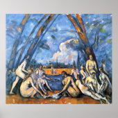 The Large Bathers by Paul Cezanne ポスター (正面)