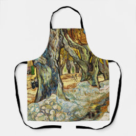 The Large Plane Trees By Vincent Van Gogh エプロン