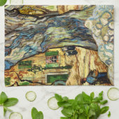 The Large Plane Trees By Vincent Van Gogh キッチンタオル (折り畳み)