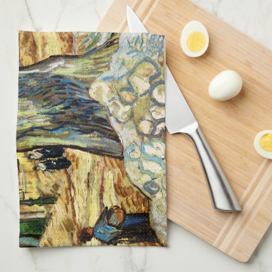 The Large Plane Trees By Vincent Van Gogh キッチンタオル (四つ折り)