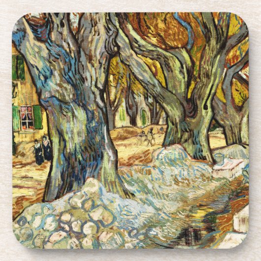 The Large Plane Trees By Vincent Van Gogh コースター (正面)