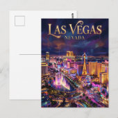 The Las Vegas Strip USA ポストカード (正面/裏面)