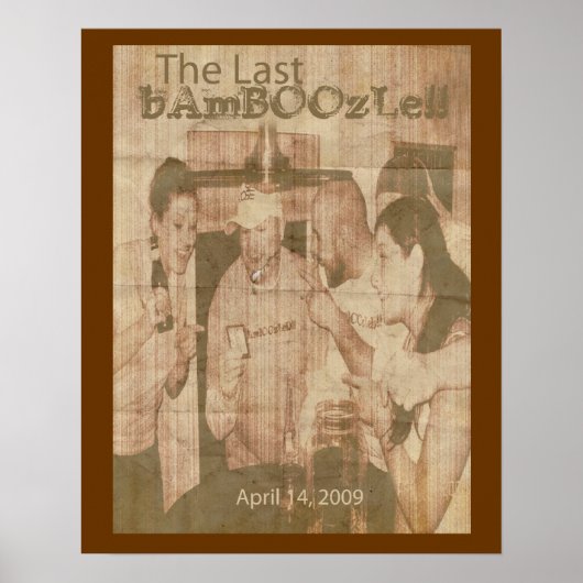 The Last Bamboozle Retro Poster ポスター (正面)
