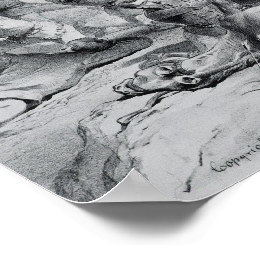 The Last Battle of General Custer ポスター (角)