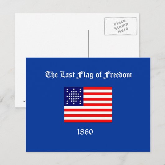 The Last Flag of Freedom ポストカード (正面/裏面)