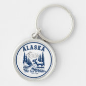 The Last Frontier Alaska Wildlife Scene キーホルダー (正面)