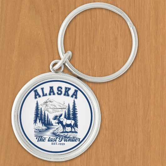 The Last Frontier Alaska Wildlife Scene キーホルダー