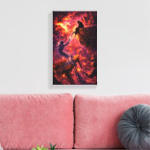 The Last Hand Reaching キャンバスプリント (インサイチュ (リビング))