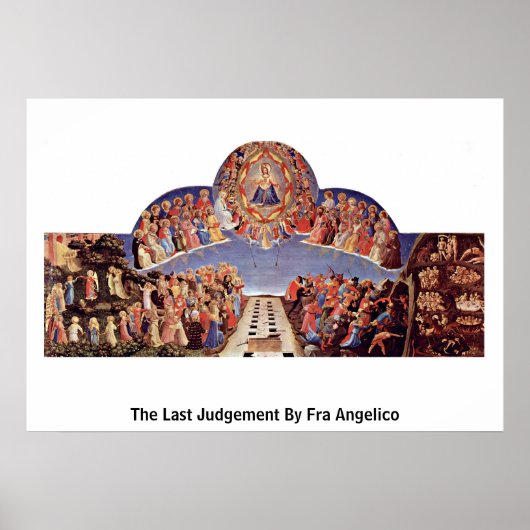 The Last Judgement By Fra Angelico ポスター (正面)