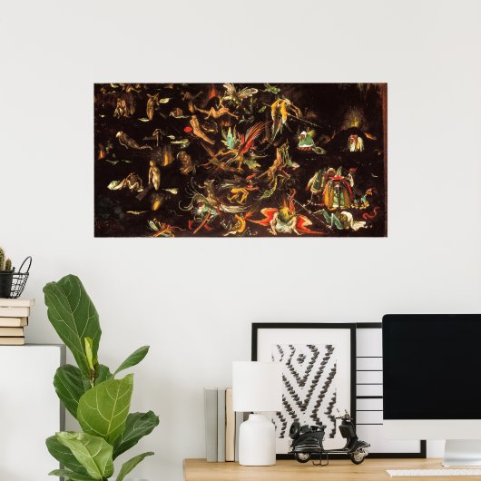 The Last Judgement by Hieronymus Bosch ポスター (ホームオフィス)