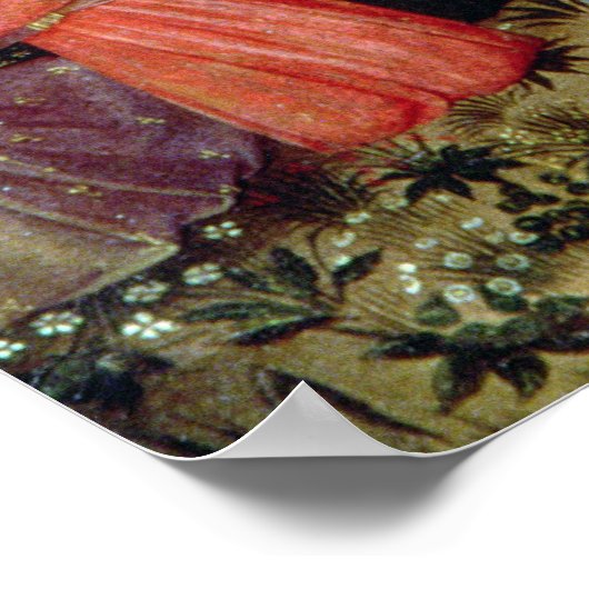 The Last Judgement, central panel from a Triptych ポスター (角)