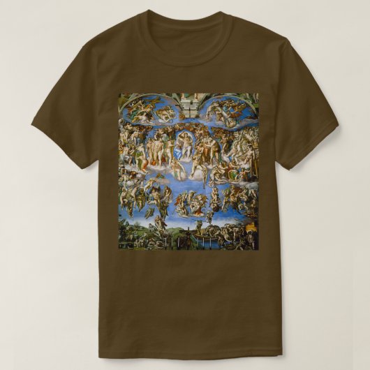 The last Judgement Michelangelo Tシャツ (デザイン正面)
