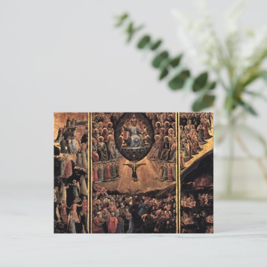 The Last Judgment by Fra Angelico ポストカード (スタンド正面)