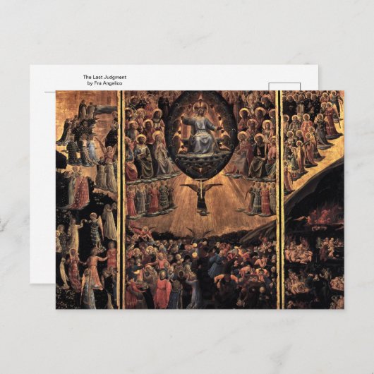 The Last Judgment by Fra Angelico ポストカード (正面/裏面)