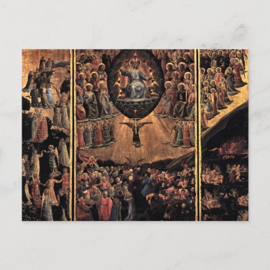 The Last Judgment by Fra Angelico ポストカード (正面)