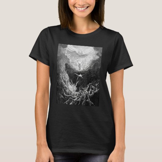 The Last Judgment Gustave Dore Biblical Art Tシャツ (正面)
