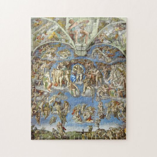 The Last Judgment, Sistine Chapel by Michelangelo ジグソーパズル (縦)