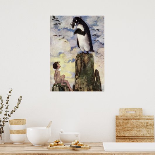 The last of the Gairfowl by Jessie Willcox Smith ポスター (キッチン)