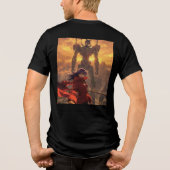 The Last of Us Anime Bella+Canvas Tri-Blend Shirt トライブレンドＴシャツ (裏面)