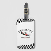 The Last Ride Bachelor Party Trucker  ラゲッジタグ (正面縦)