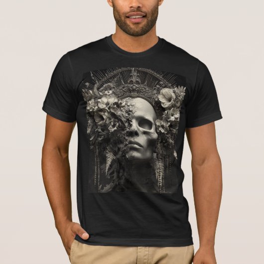 The Last Saint of Bloom and Bone – Gothic Fine Art Tシャツ (正面)