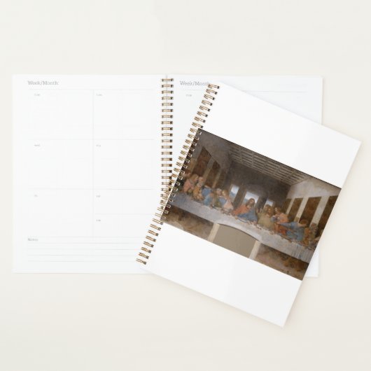 The Last Supper 1495 1498 by Leonardo da Vinci プランナー手帳 (ディスプレー)