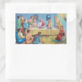 The Last Supper 2026 Calendar 長方形シール (バッグ)